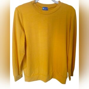 NWOT - Azules American Basics Unisex Gold Crewneck Sweatshirt Size M